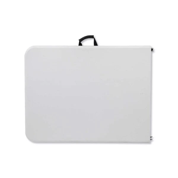 Tavolo Birreria Pieghevole 180x76 cm – Acciaio e Resina Dark Grey Effetto Legno - Image 2