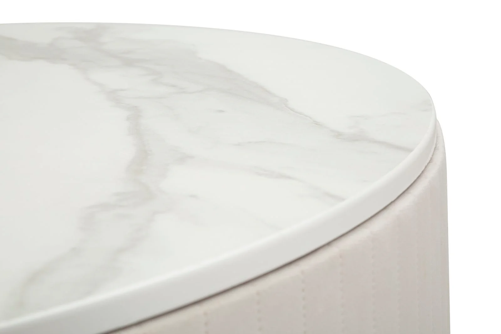 Tavolo da caffè elegante Montpellier crema cm ø 75x36 - Image 6