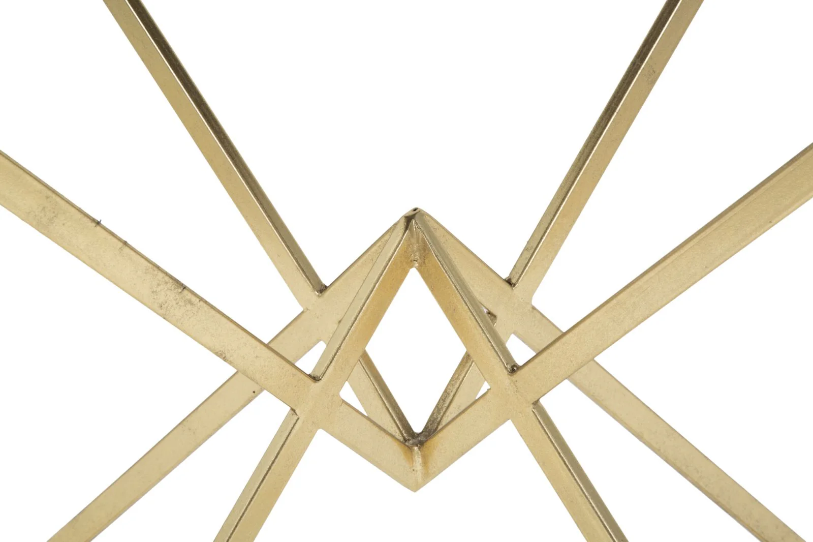 Tavolo da caffè geometrico in vetro temperato 57x46x68 cm - Image 6