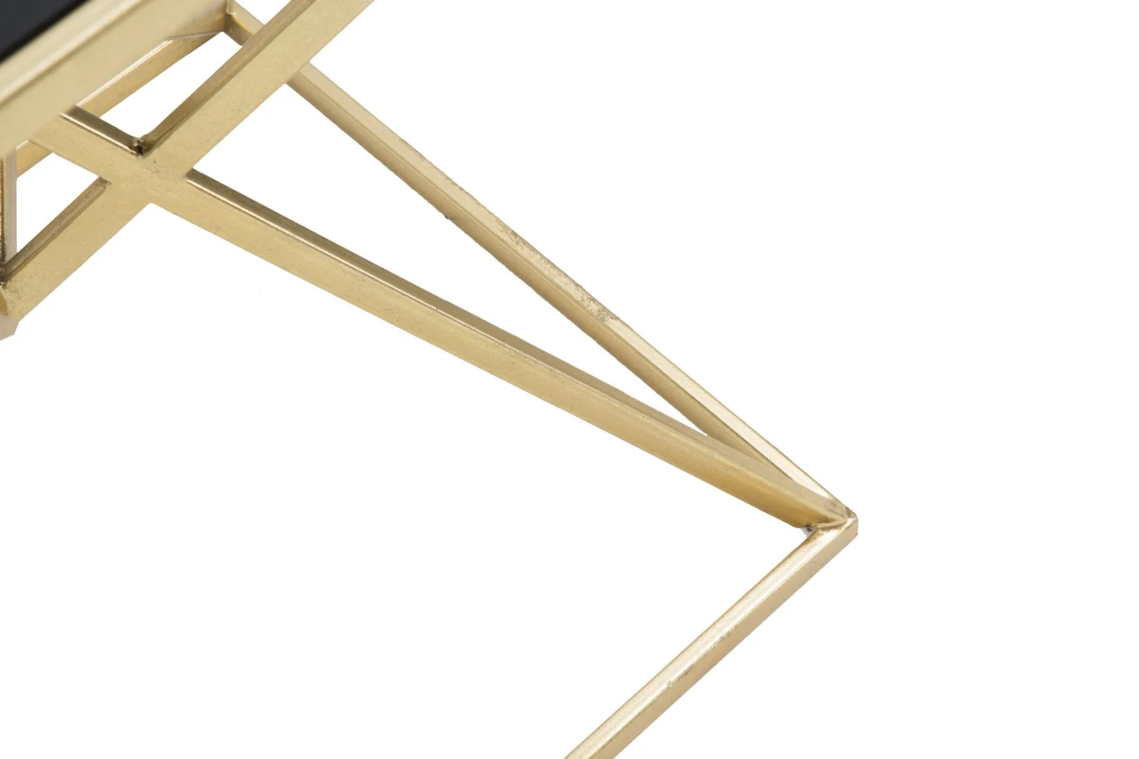 Tavolo da caffè geometrico in vetro temperato 57x46x68 cm - Image 7