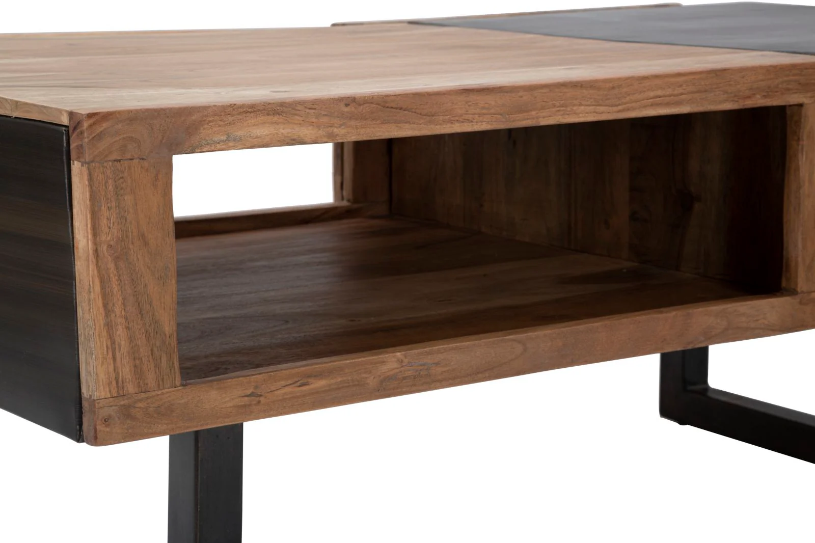 Tavolo da Caffè Mumbai in Legno di Acacia con Cassetti - Dimensioni 110x60x43 cm - Image 7