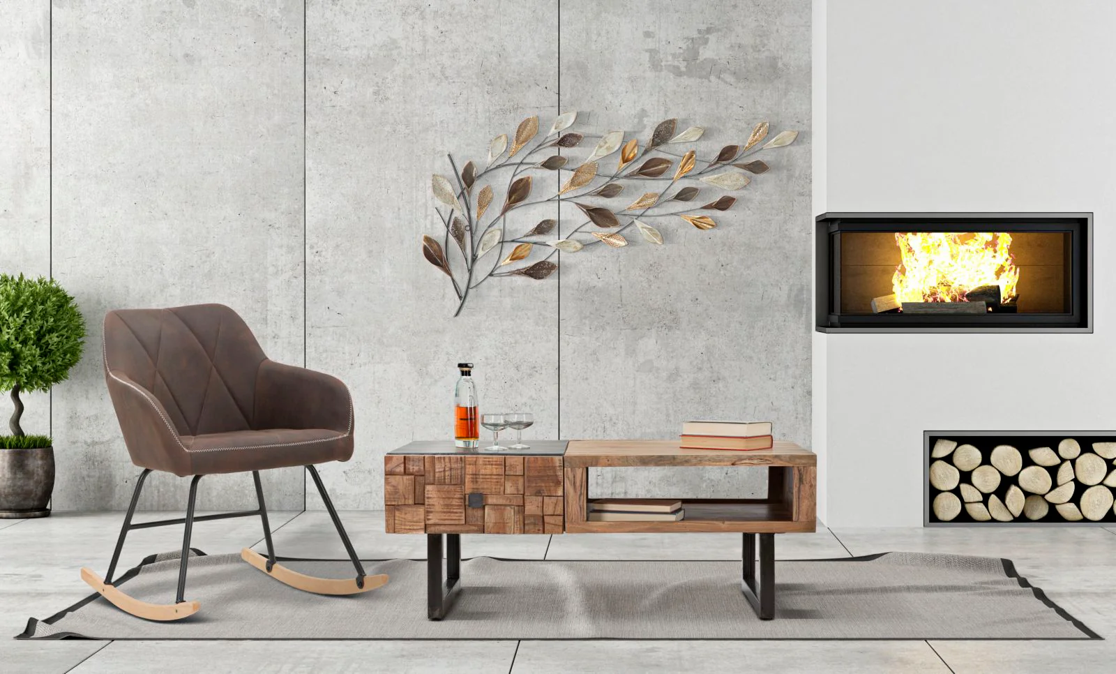Tavolo da Caffè Mumbai in Legno di Acacia con Cassetti - Dimensioni 110x60x43 cm - Image 8