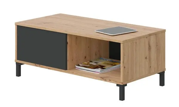 Tavolo Da Caffe Rovere/Antracite 100X50X40H - Image 2
