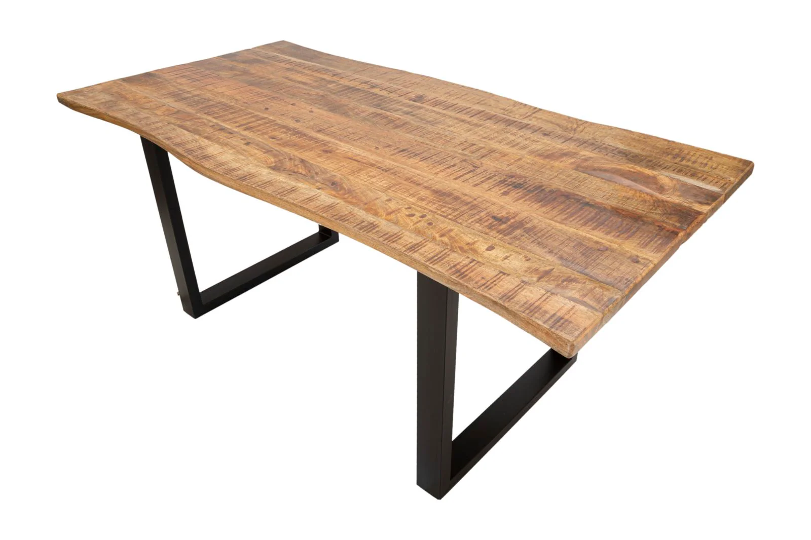 Tavolo da Pranzo Estensibile Edge in Legno di Mango 180x90x77 cm - Image 5