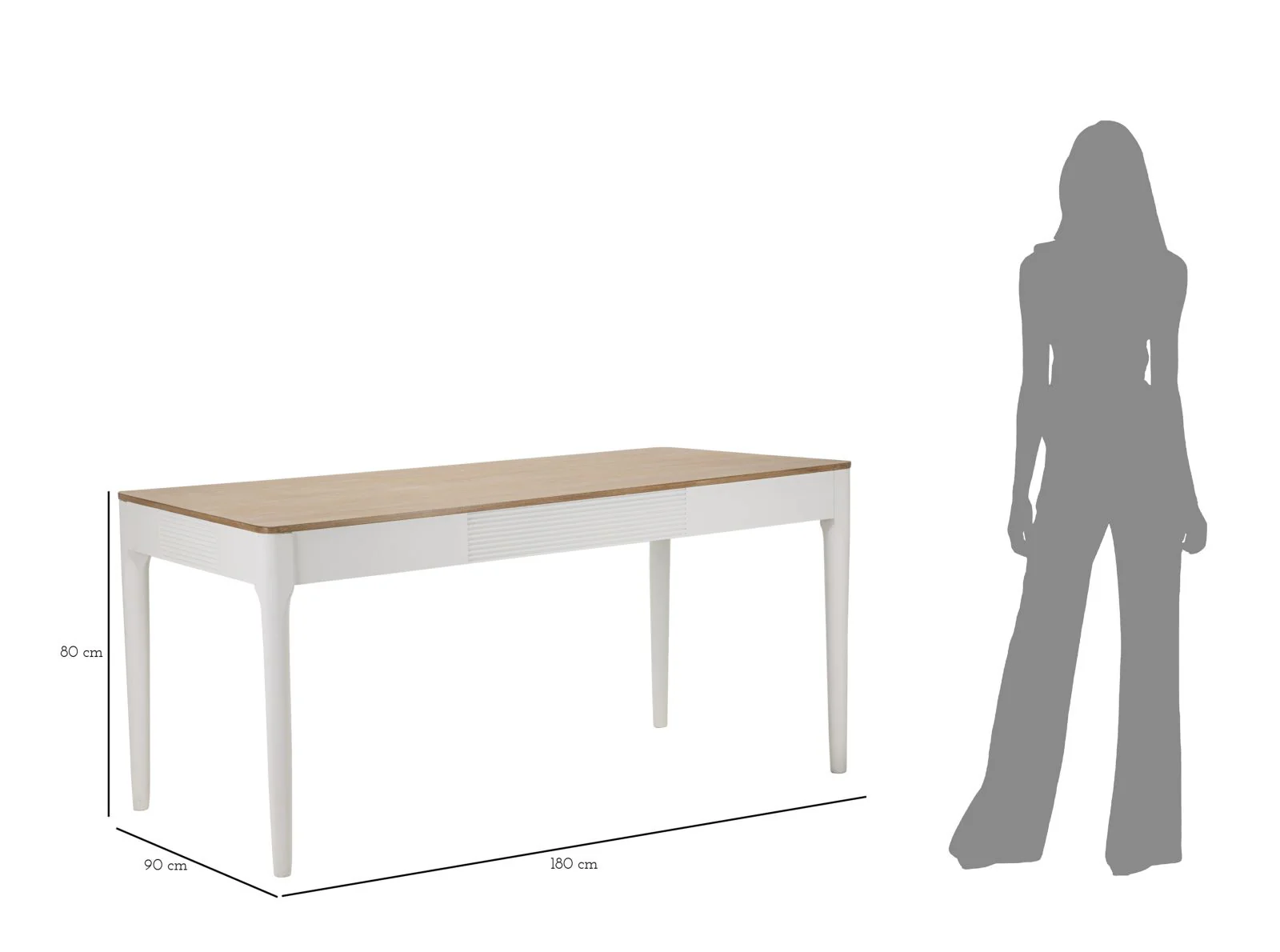 Tavolo da Pranzo Moderno Matera 180x90 cm - Image 8