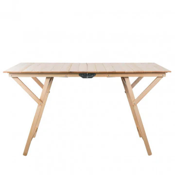 Tavolo doppio in legno di faggio 70 x 140 colore naturale - Image 2