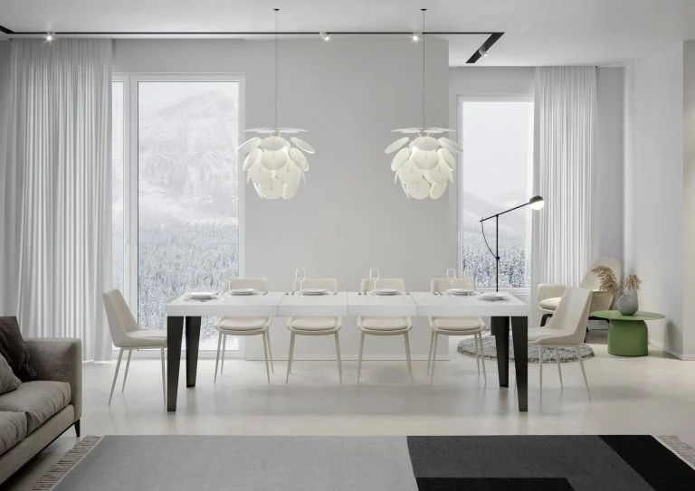 Tavolo Estensibile Flame Premium P.120 - Telaio Antracite - Image 17