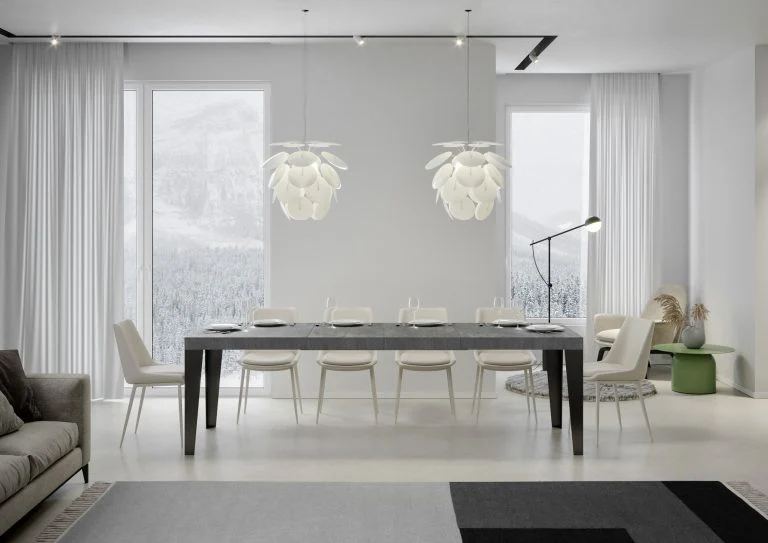 Tavolo Estensibile Flame Premium P.120 - Telaio Antracite - Image 19