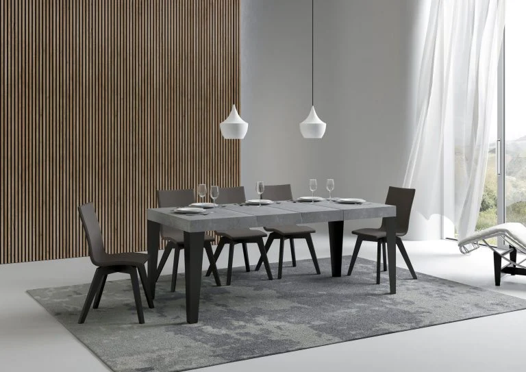 Tavolo Estensibile Flame Premium P.120 - Telaio Antracite - Image 7