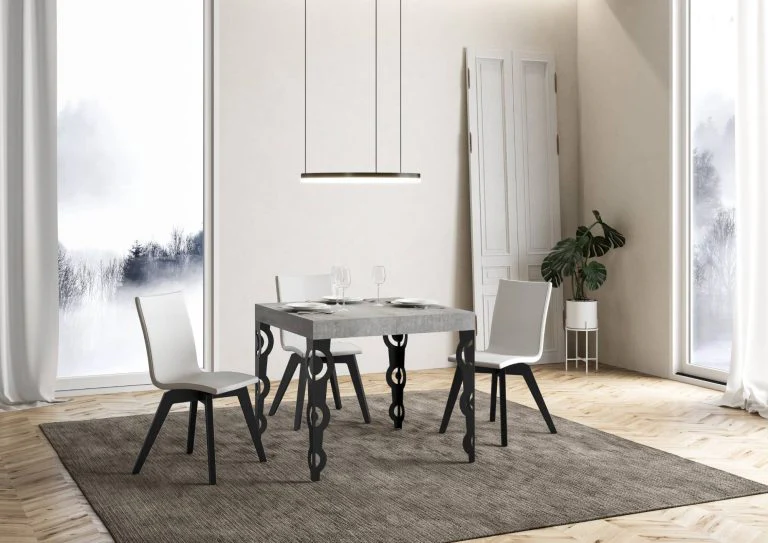 Tavolo allungabile Karamay Premium P.90 - Struttura Antracite - Image 3