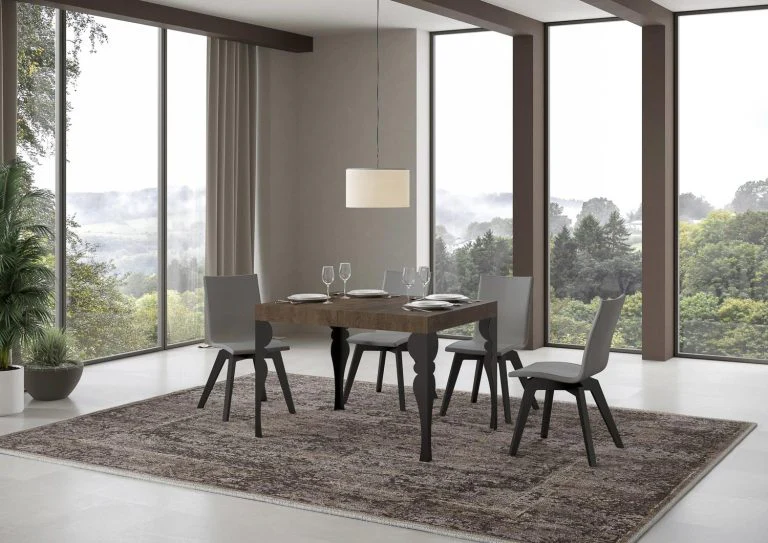 Tavolo Allungabile Paxon P.80 - Struttura Antracite - Image 4