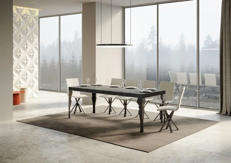 Tavolo Allungabile Paxon Premium 90 cm - Struttura Antracite - Image 19