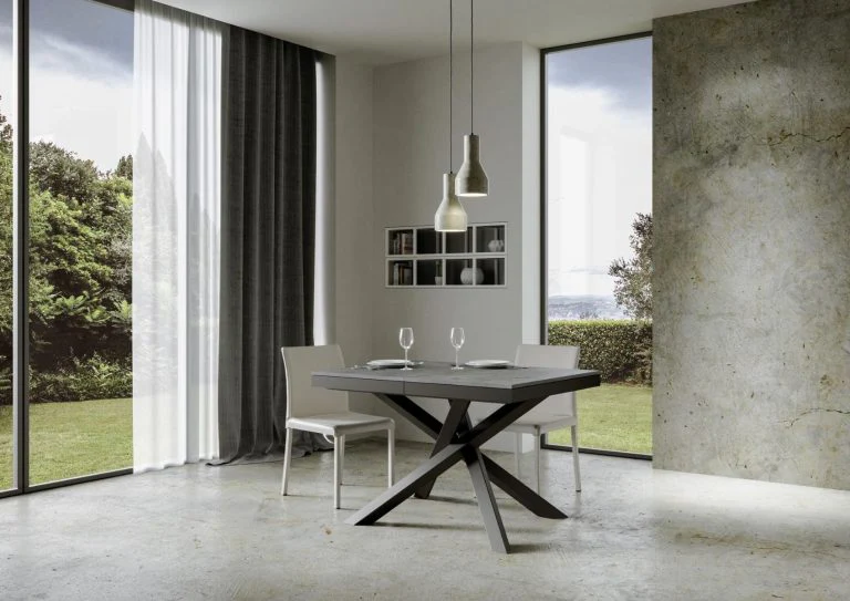 Tavolo Estensibile Volantis Evolution P.90 - Struttura Antracite - Image 3