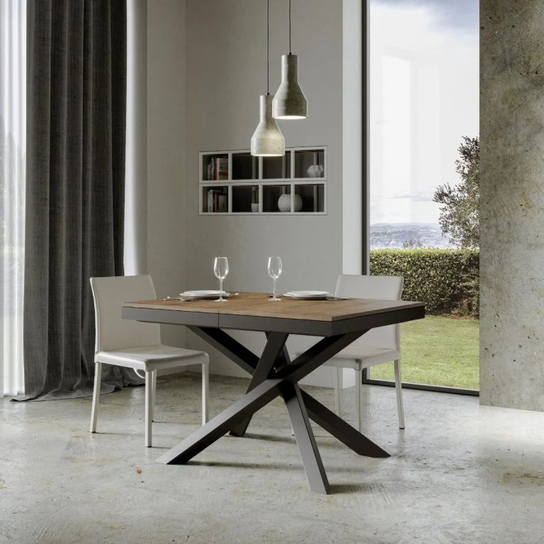 Tavolo Estensibile Volantis Evolution P.90 - Struttura Antracite - Image 4
