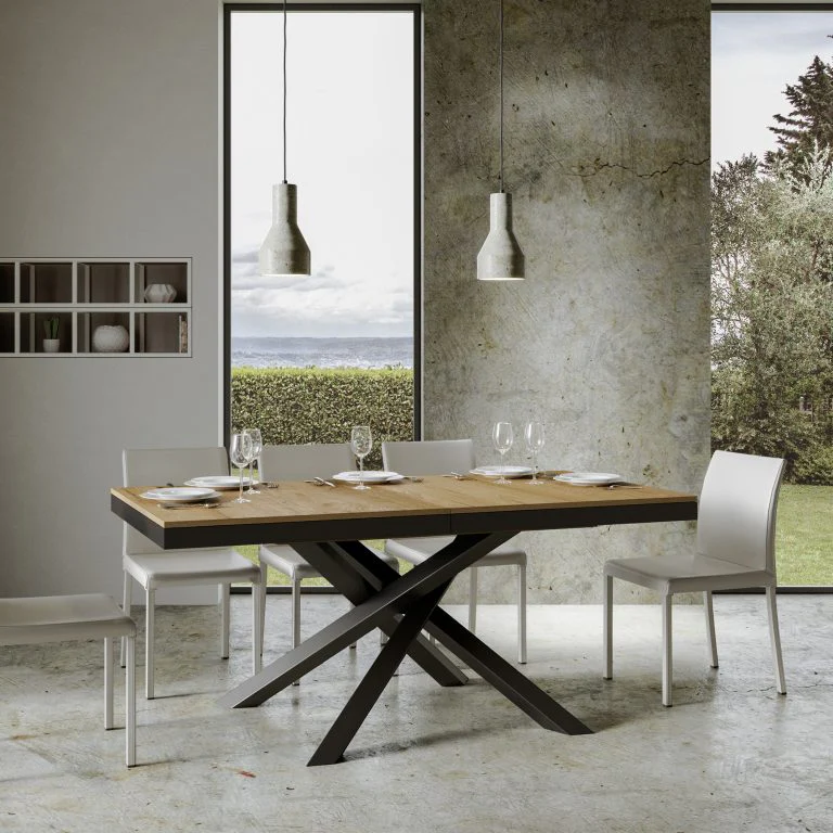 Tavolo Estensibile Volantis Evolution P.90 - Struttura Antracite - Image 6