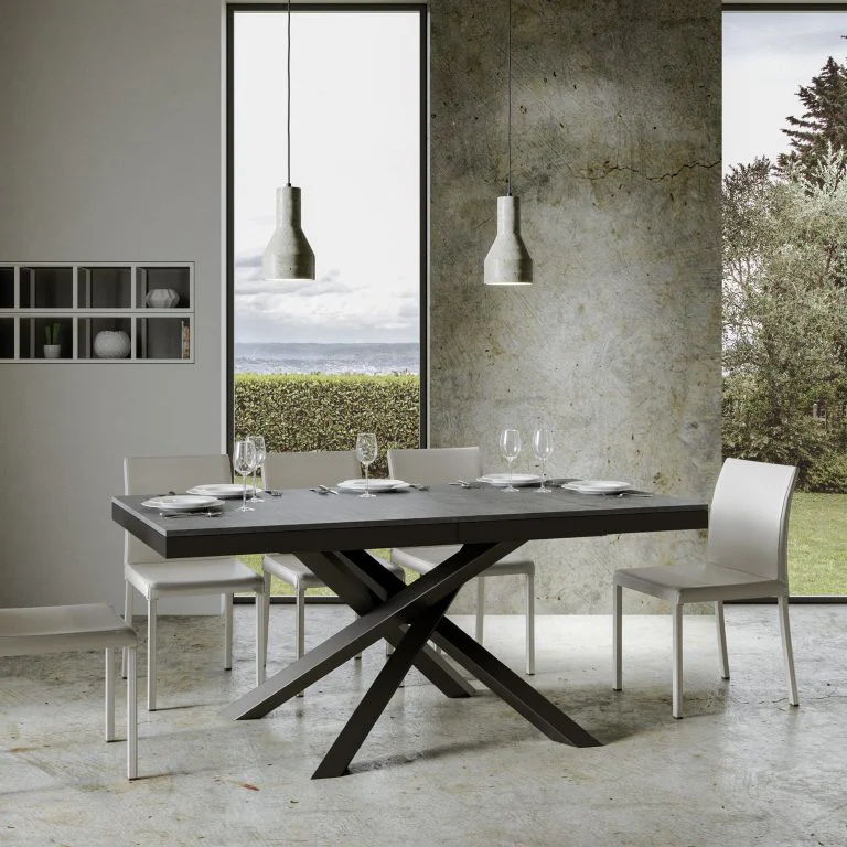 Tavolo Estensibile Volantis Evolution P.90 - Struttura Antracite - Image 7