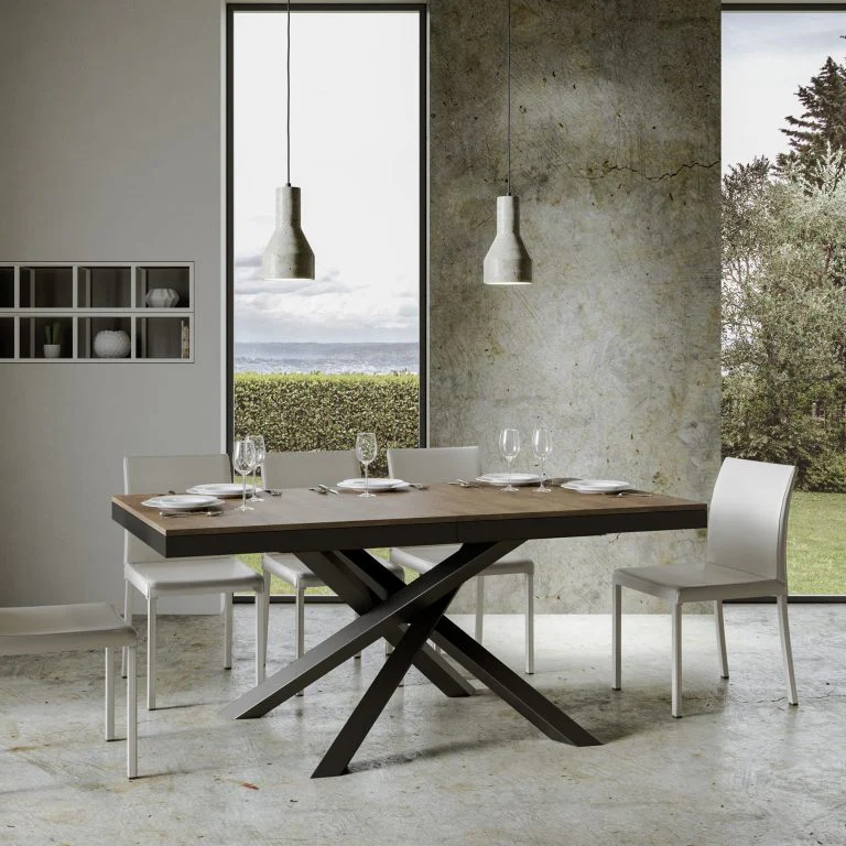 Tavolo Estensibile Volantis Evolution P.90 - Struttura Antracite - Image 8
