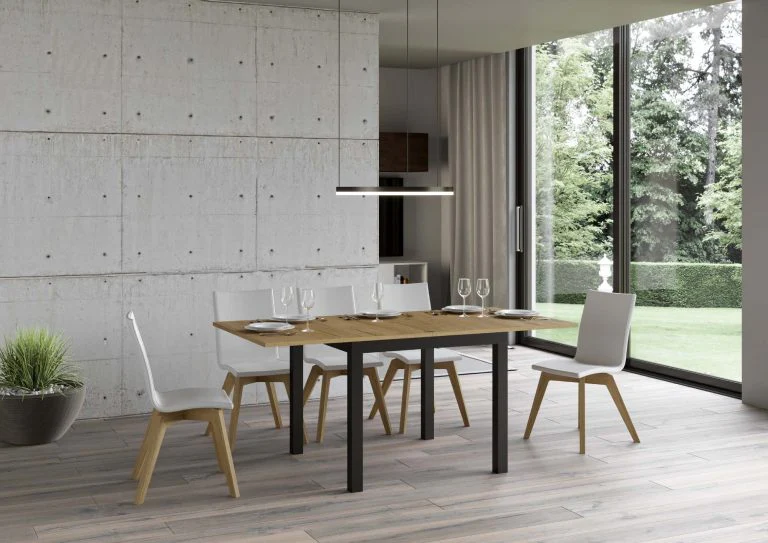 Tavolo Estensibile Everyday Libra 90x180 cm - Struttura Antracite