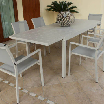 Tavolo Formentera allungabile in alluminio 160/240 X 90 - Image 18