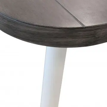 Tavolo Granada - Alluminio Bianco con Piano Grigio 160x90 cm - Image 4