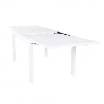 Tavolo Hawaii allungabile in alluminio bianco - 135/270 x 90 - Image 3