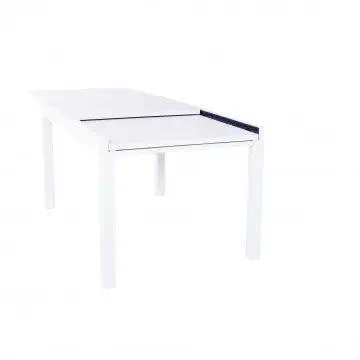 Tavolo Hawaii allungabile in alluminio bianco - 135/270 x 90 - Image 5