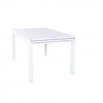 Tavolo Hawaii allungabile in alluminio bianco - 135/270 x 90 - Image 6