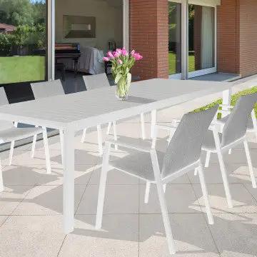 Tavolo allungabile Houston struttura in alluminio 135/180 x 70 - Image 7