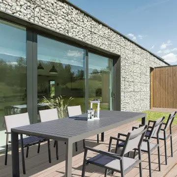 Tavolo allungabile Houston struttura in alluminio 135/180 x 70 - Image 8