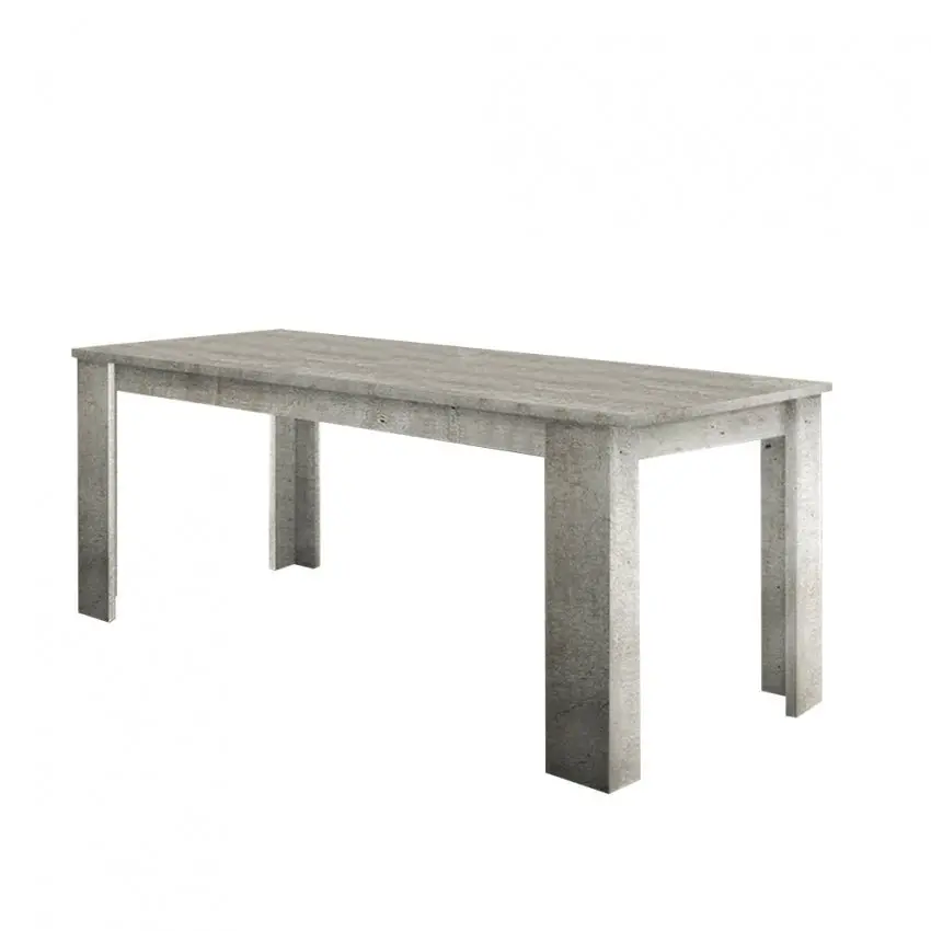 Tavolo allungabile JESI 160 con design moderno in cemento - Image 2