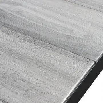 Tavolo Mackay 200 x 100 - struttura in alluminio, piano in ceramica effetto legno - Image 4