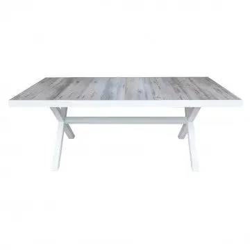 Tavolo Mackay 200 x 100 - struttura in alluminio, piano in ceramica effetto legno - Image 8