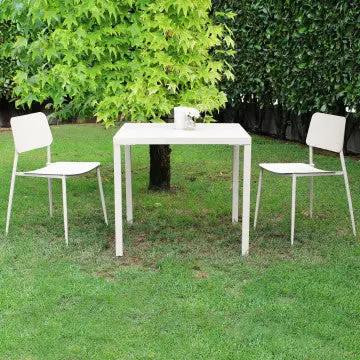 Tavolo Manchester impilabile 80 X 80 in acciaio verniciato a polvere - Image 10