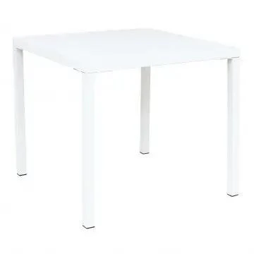 Tavolo Manchester impilabile 80 X 80 in acciaio verniciato a polvere - Image 2