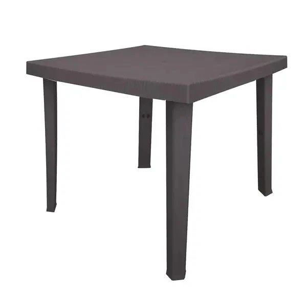 Tavolo da esterno in plastica figaro 80x80 tre colori