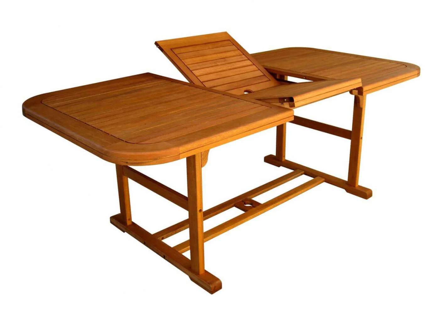 Tavolo Double rettangolare allungabile in legno di acacia cm 150/200x90 - Image 5