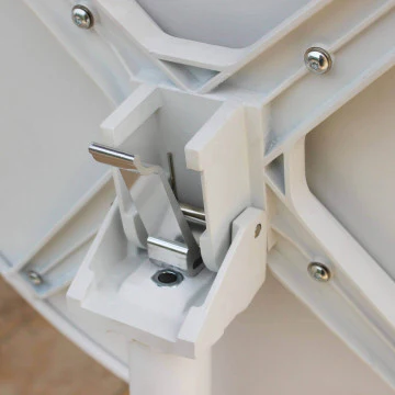 Tavolo Vega ø 60 in acciaio trattato per esterni - Image 3