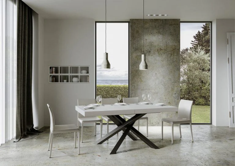 Tavolo Estensibile Volantis con Struttura Antracite P.90 - Image 17