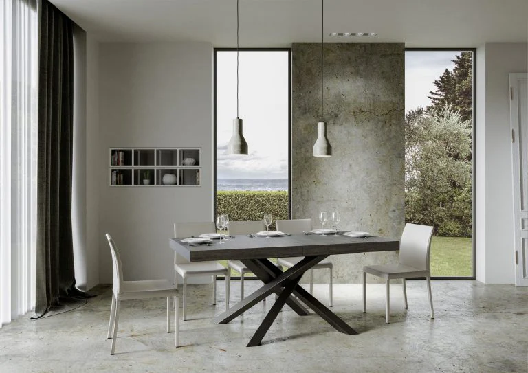 Tavolo Estensibile Volantis con Struttura Antracite P.90 - Image 19