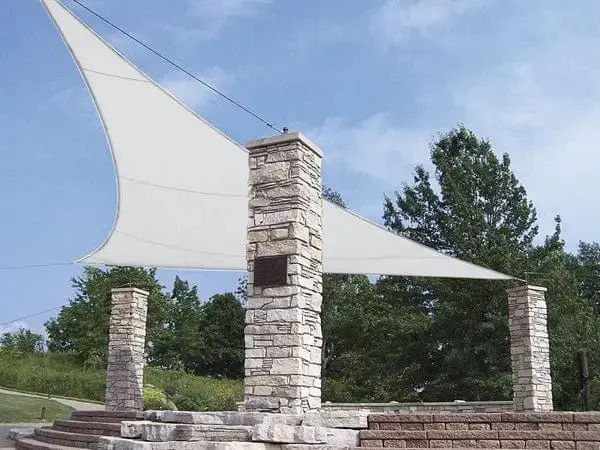 Tenda vela quadrata 3,6mx3,6m diversi colori