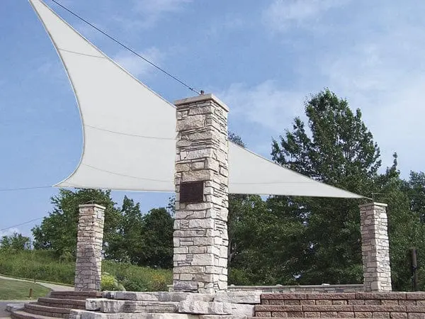 Tenda vela triang.3,6x3,6x3,6 diversi colori