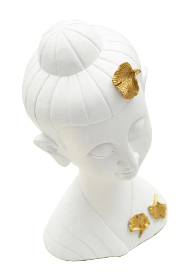 Testa di Buddha decorativa - 21,5x16x35 cm - Image 5