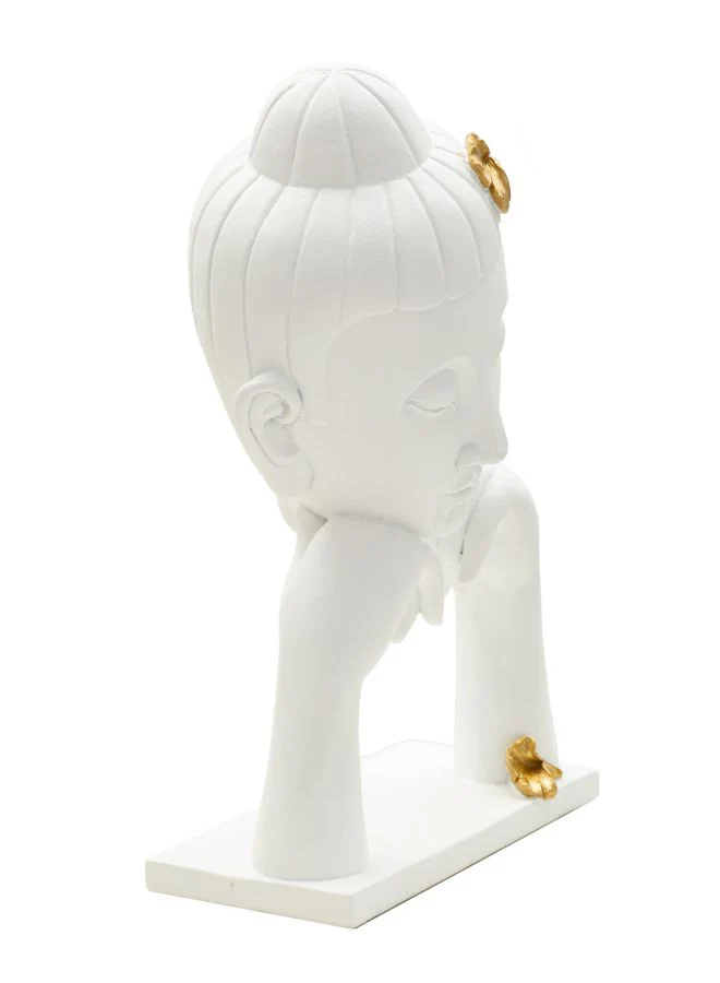 Testa di Buddha Elegante - Dimensioni 21,5x13x36 cm - Image 2