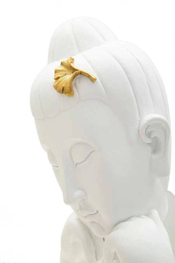 Testa di Buddha Elegante - Dimensioni 21,5x13x36 cm - Image 3