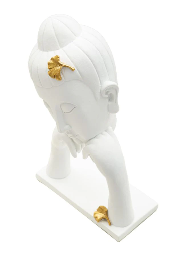 Testa di Buddha Elegante - Dimensioni 21,5x13x36 cm - Image 5