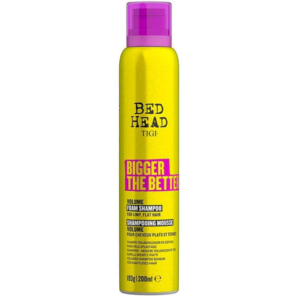 TIGI BED HEAD BIGGER THE BETTER SHAMPOO MOUSSE VOLUME 200 ML