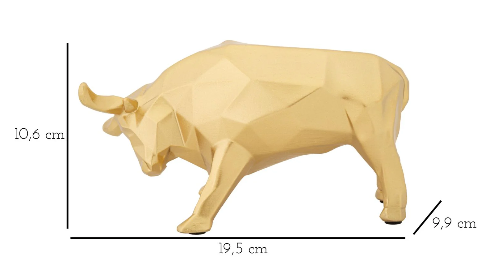 Statua Decorativa Toro 19,5x9,9x10,6 cm - Image 6
