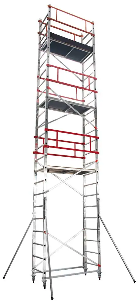 Torre Mobile Professionale in Alluminio 1,3MT – Altezza Operativa 3,30 m - Image 4