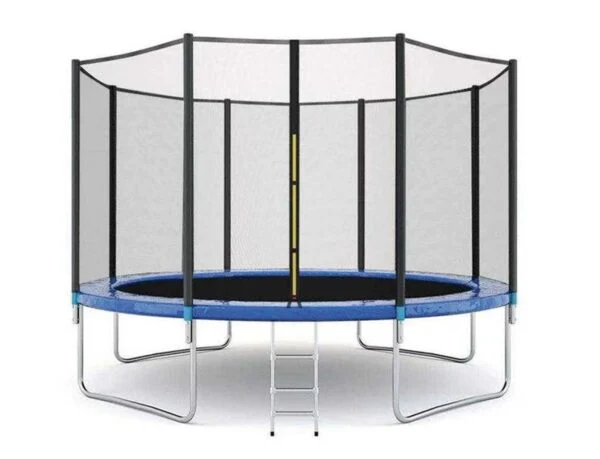 Trampolino Elastico 3,06 Metri - Rete di Protezione, Struttura Acciaio