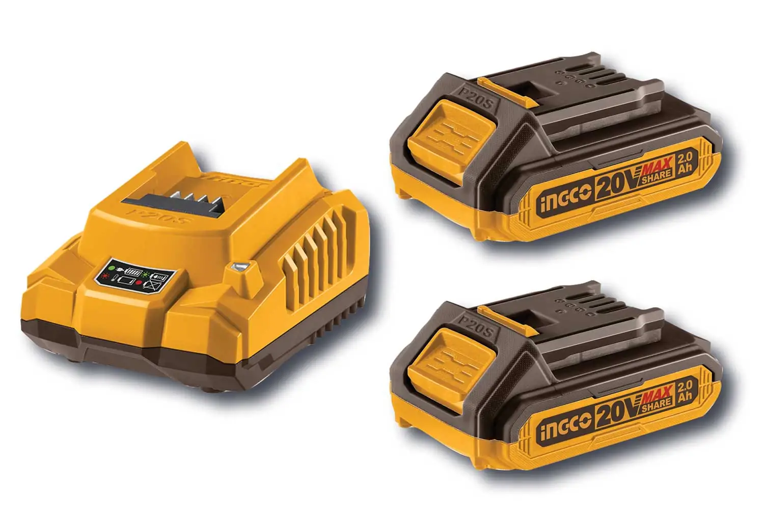 Trapano Avvitatore a Percussione 20V con 2 Batterie da 2.0Ah e Caricabatterie – Valigetta Inclusa - Image 2